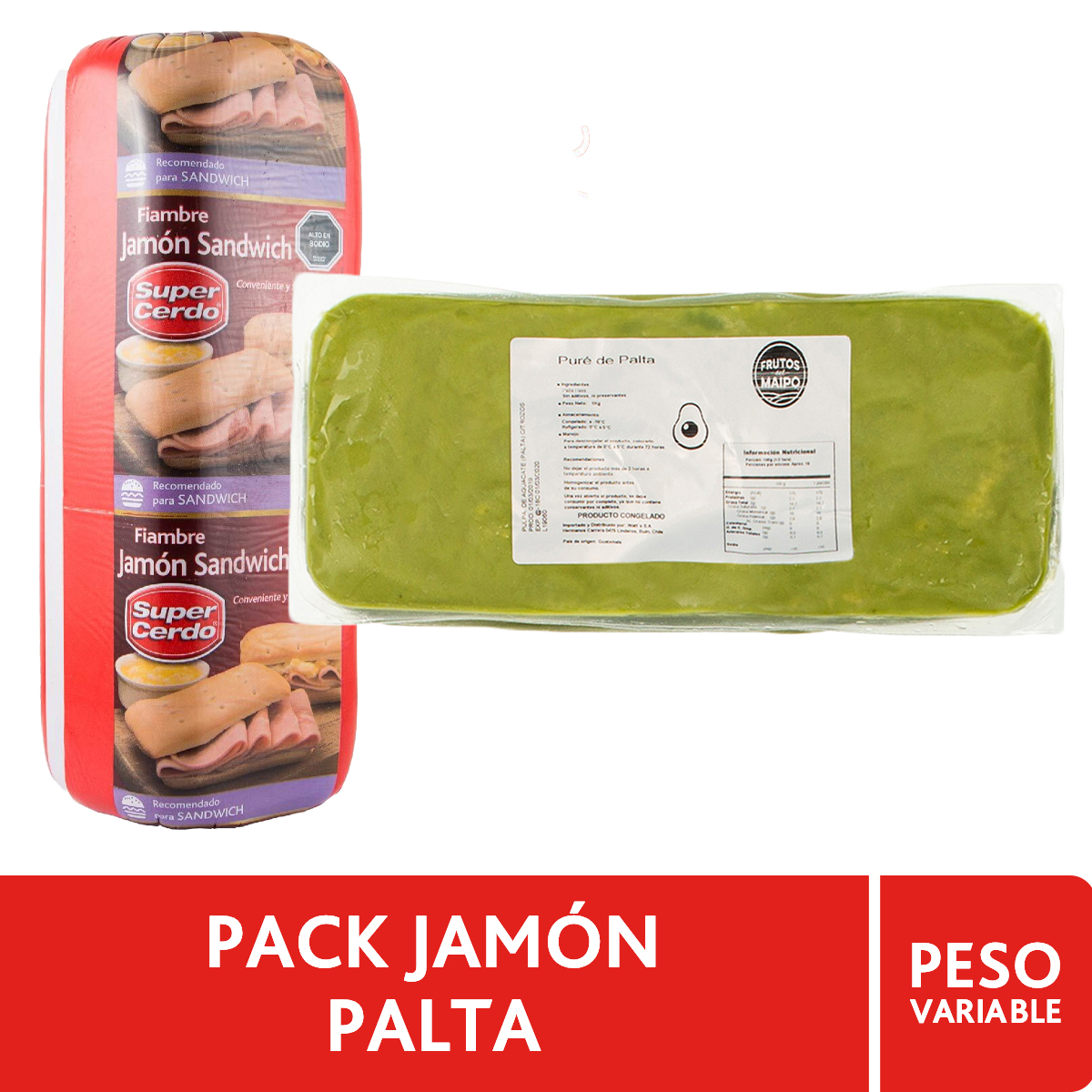 Pack Jamón Palta
